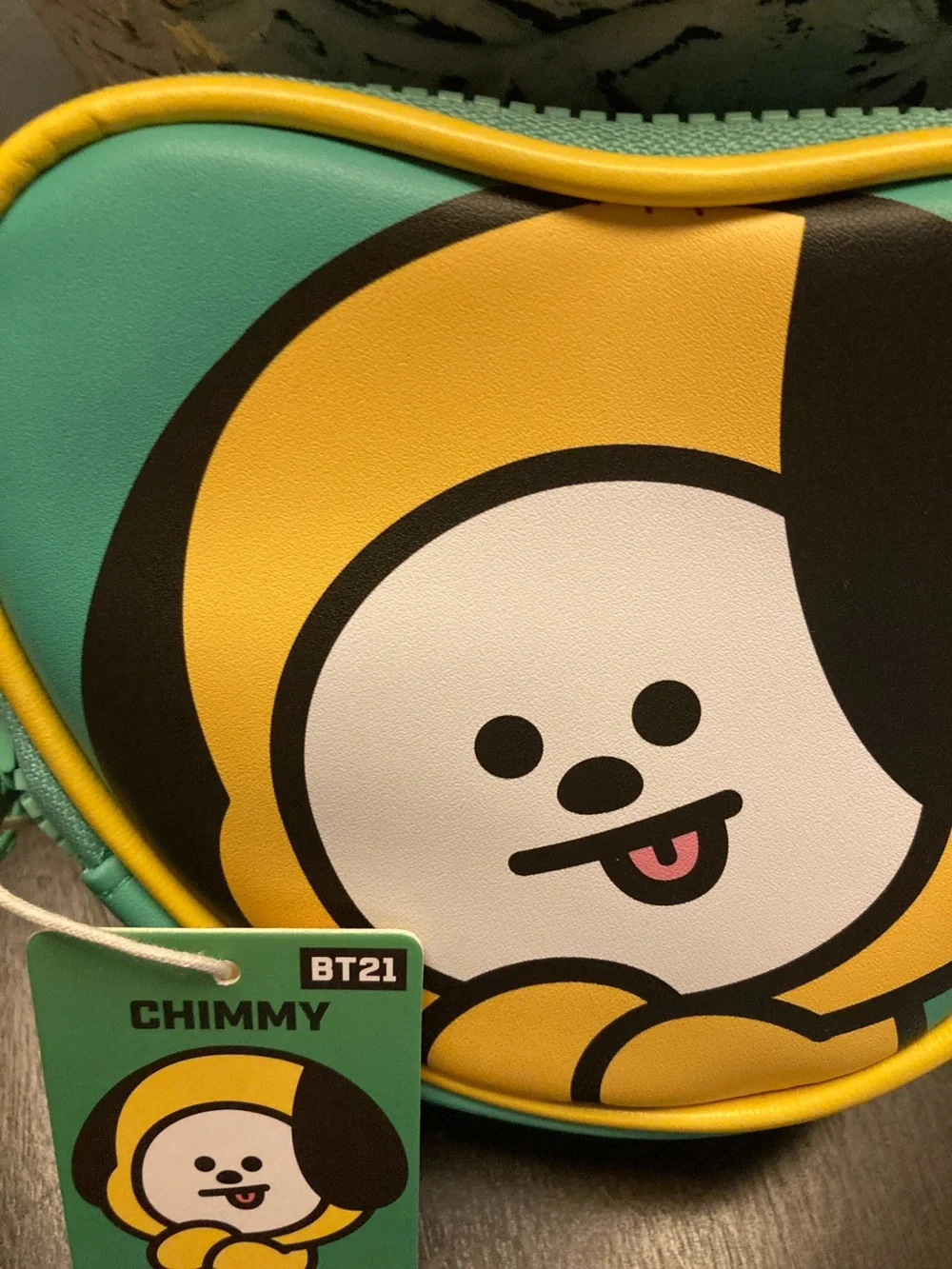 Chimmy Kids Accessory Bag in Yellow & Teal